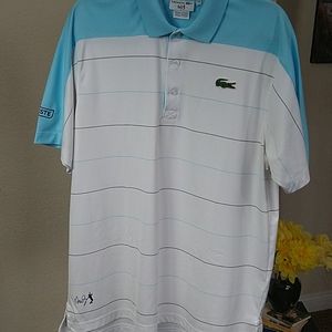 Lacoste Andy Men's Stripe Print Polo Shirt